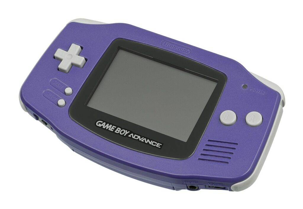 game boy advance handheld gaming console