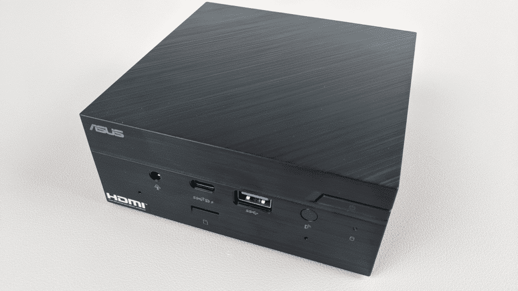 Front of the ASUS Mini PC