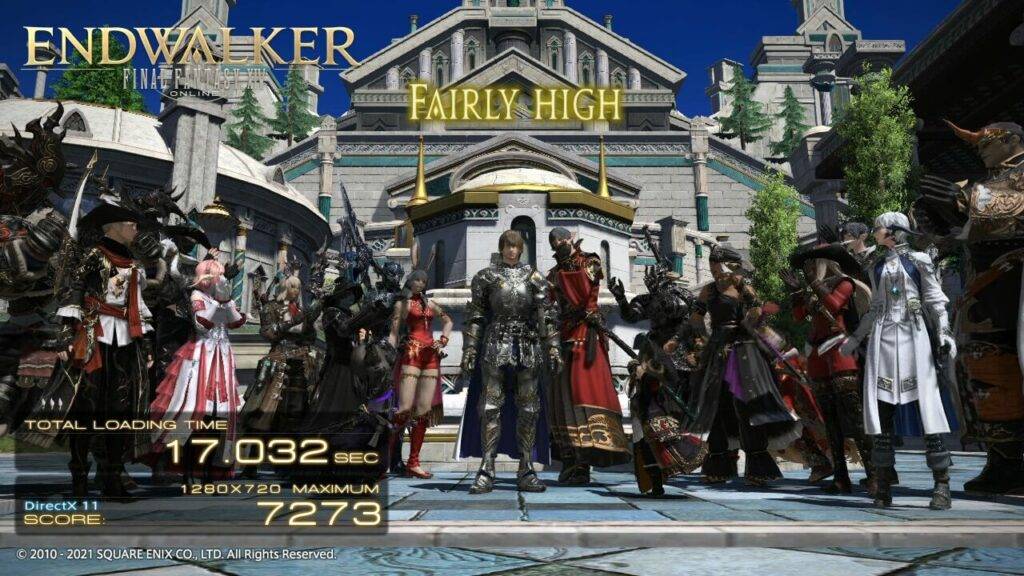 GPD Win MAX 2021 Final Fantasy XIV Ergebnis