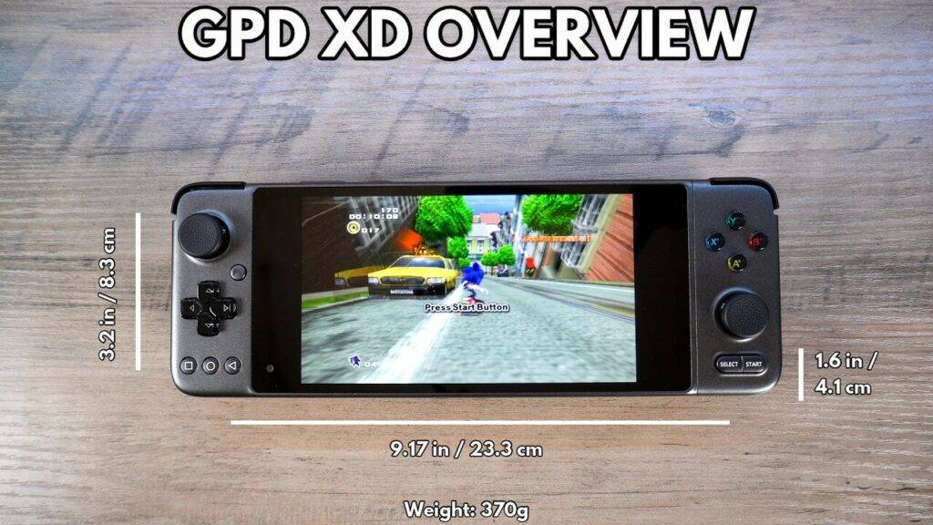 GPD XP Dimensions