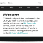ITV Geoblocked