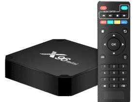 X96 Mini Android 7 Nougat Smart TV BOX - With IR Remote