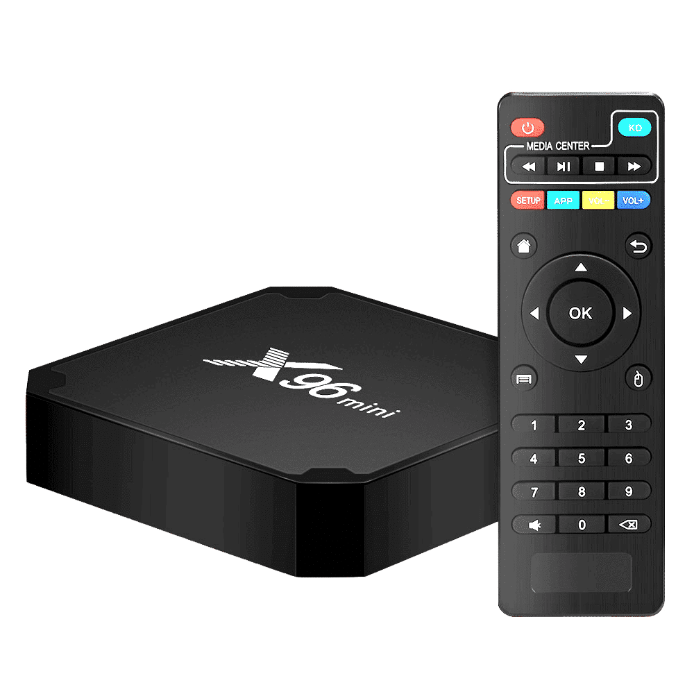 X96 Mini Android 7 Nougat Smart TV BOX - With IR Remote