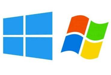 New and Old Windows logos