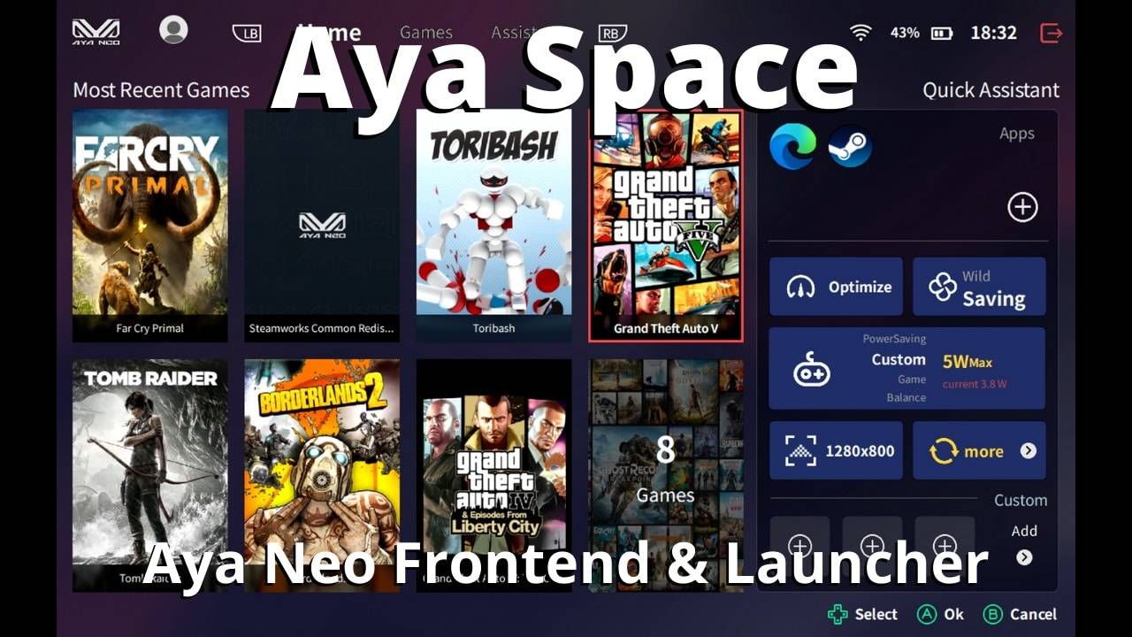 Aya Space Aya Neo Frontend and Launcher