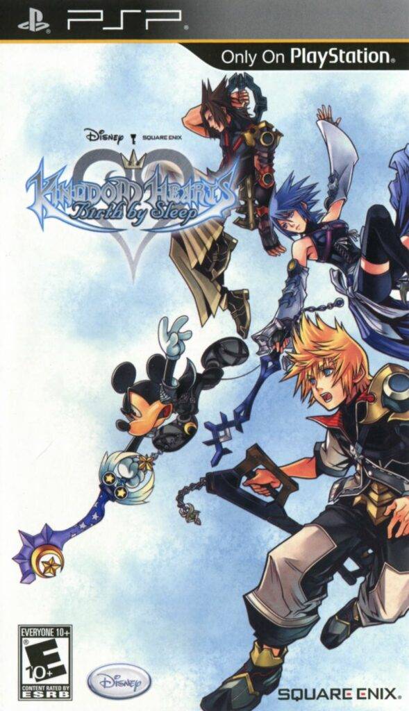 Mejores juegos para RG351P - Kingdom Hearts: Birth By Sleep Portada de EE.UU.
