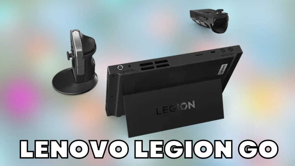 "Lenovo Legion Go" galinis vaizdas