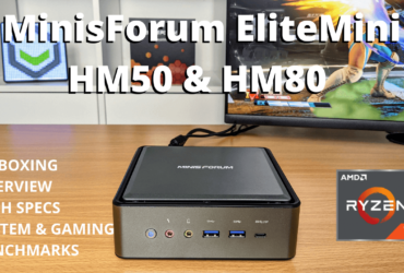 MinisForum HM50 and HM80 review with benchmarks