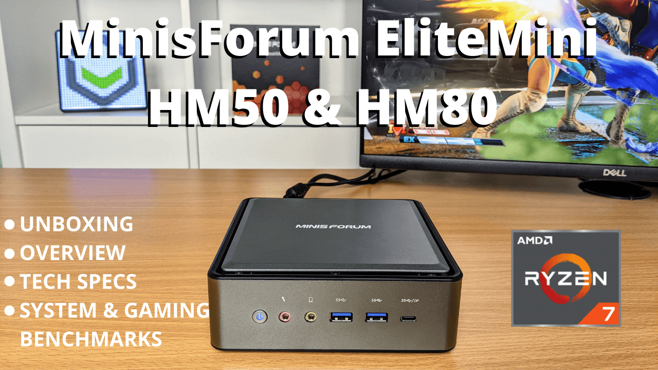 MinisForum HM50 and HM80 review with benchmarks