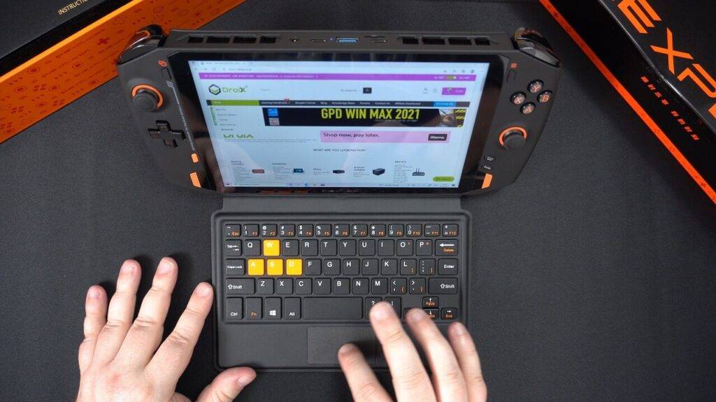 ONEXPLAYER 1S Tastatur og håndholdt