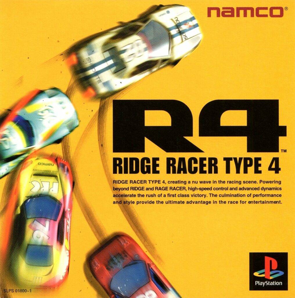 Melhores jogos para RG351P - R4: Ridge Racer Type 4 Capa Japonesa