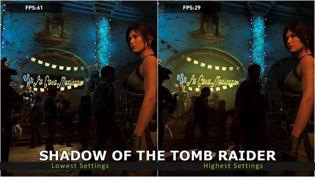 Shadow of the Tomb Raiderin vertailuarvo
