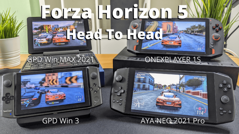 Forza Horizon 5 Benchmark Comparison on Windows Gaming Handhelds