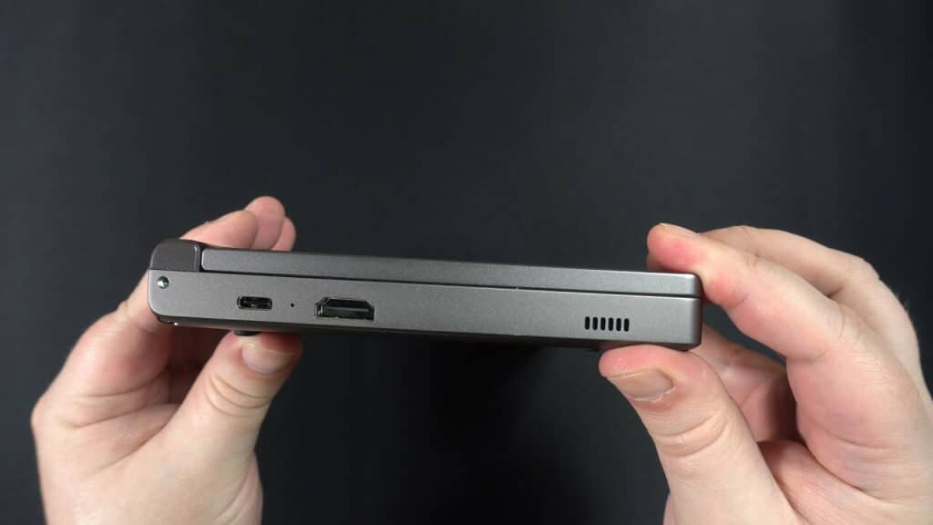 Left side view of the GPD Pocket 3
