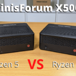 MinisForum X500 Ryzen 7 and 5 Compared