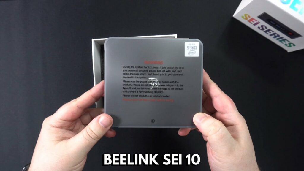 Beelink SEi 10 uppackad