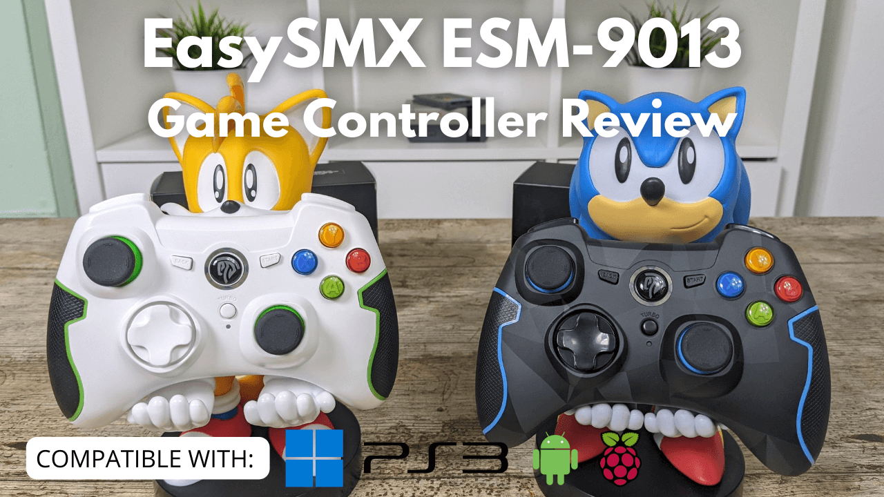 EasySMX-Controlador De Jogos Sem Fio, Gamepad Para PS3, PC Joystick,  Windows 7, 10, 11, Android TV Box, 2.4G, 9013