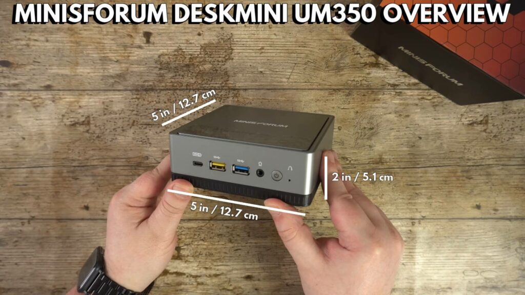 Minisforum Deskmini UM350 Oversigt