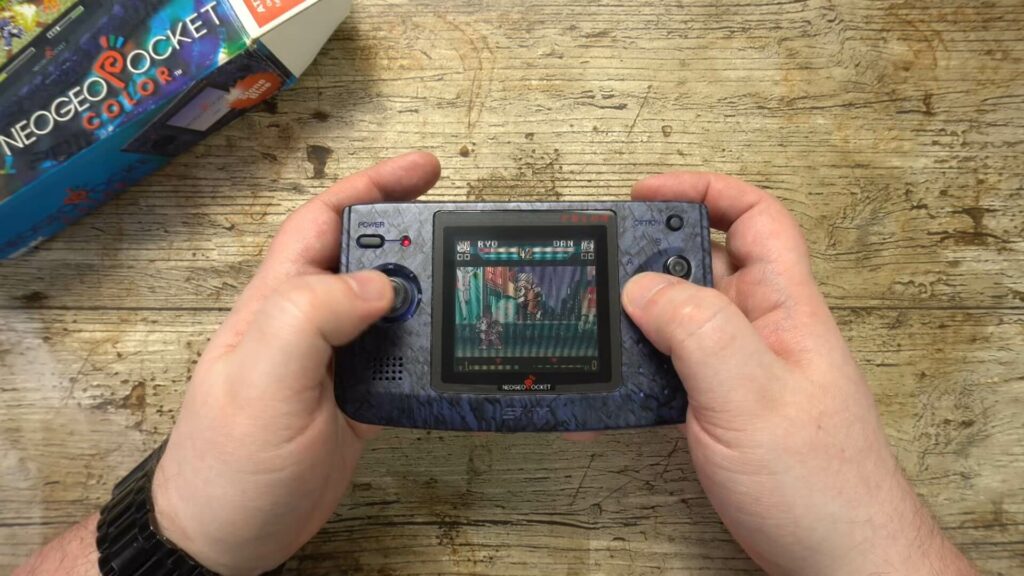SNK vs Capcom Neo Geo Pocket -laitteella