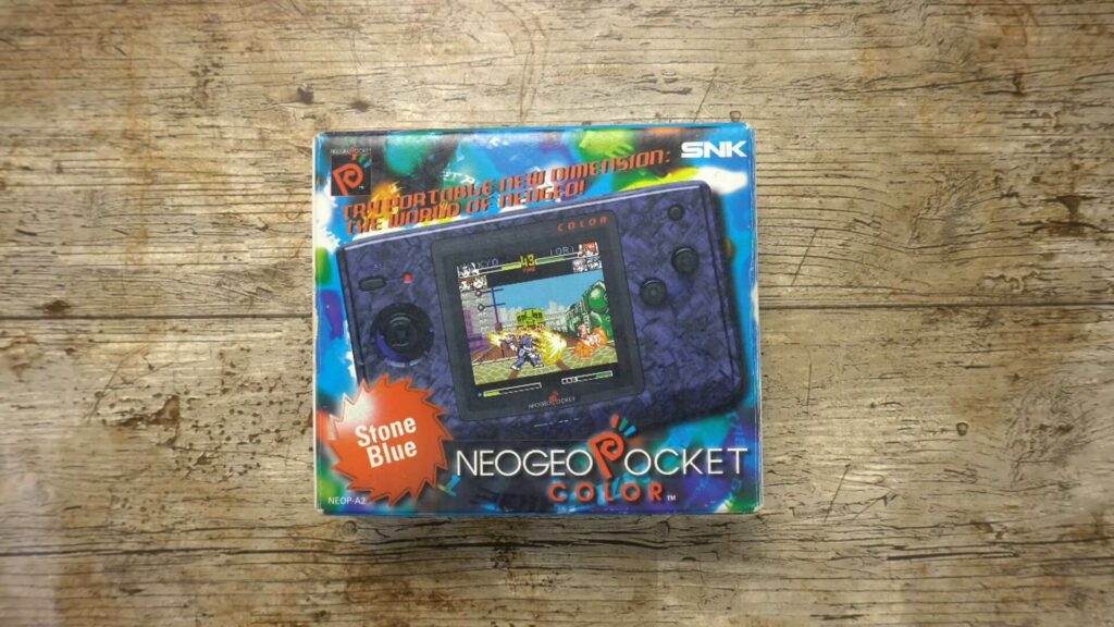Neo Geo Pocket Colorido em caixa