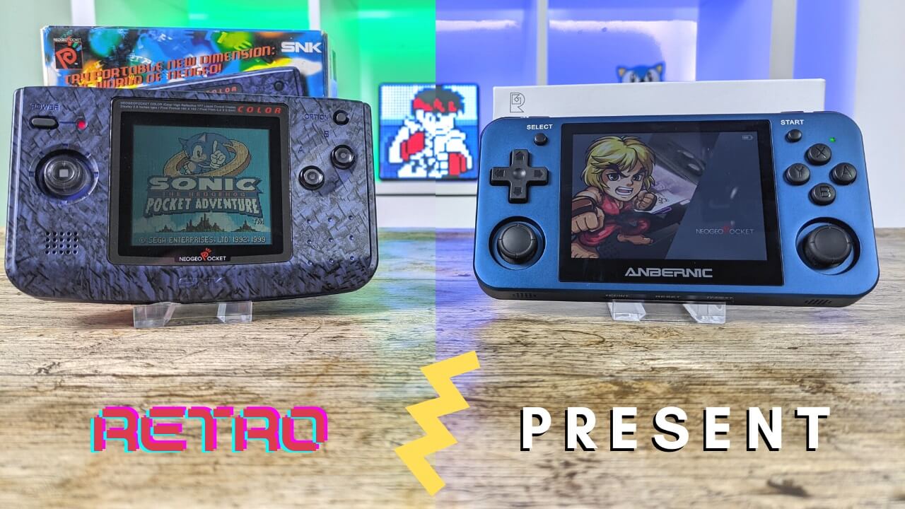 Retro Present Neo Geo Pocket and RG351MP