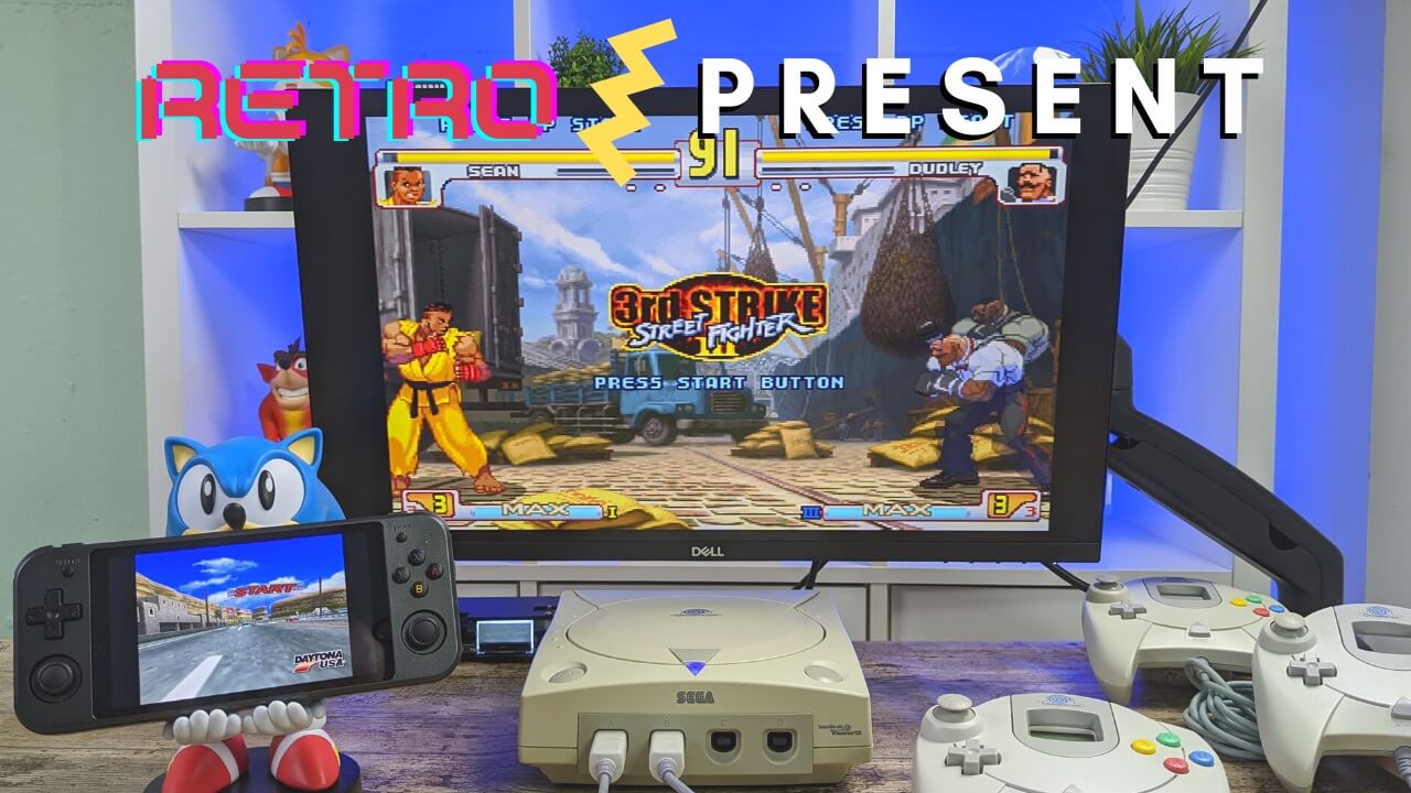 Retro / Present - SEGA Dreamcast and RG552 from Anbernic - DroiX