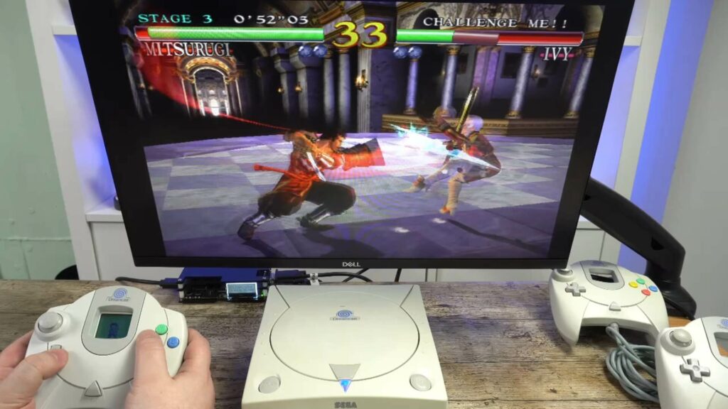 Soulcalibur on the SEGA Dreamcast