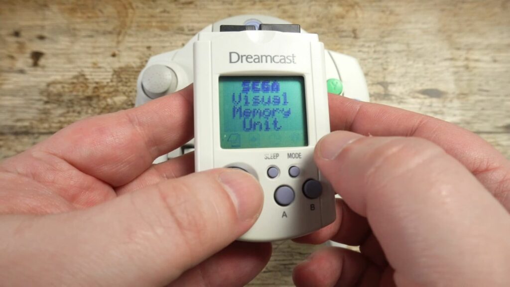 L'unità di memoria visiva del Dreamcast