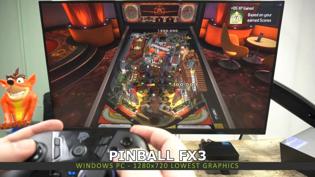Pinball FX3 GMKtec NUCBOX5 recenze