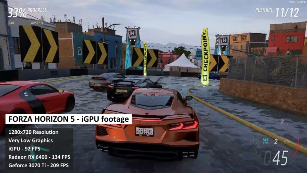 Résultats des tests de référence de Forza Horizon 5
