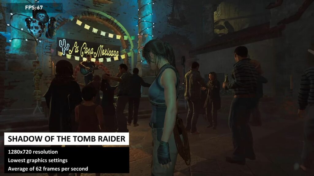Beelink GTR4 - Shadow of the Tomb Raider Benchmark-Ergebnis