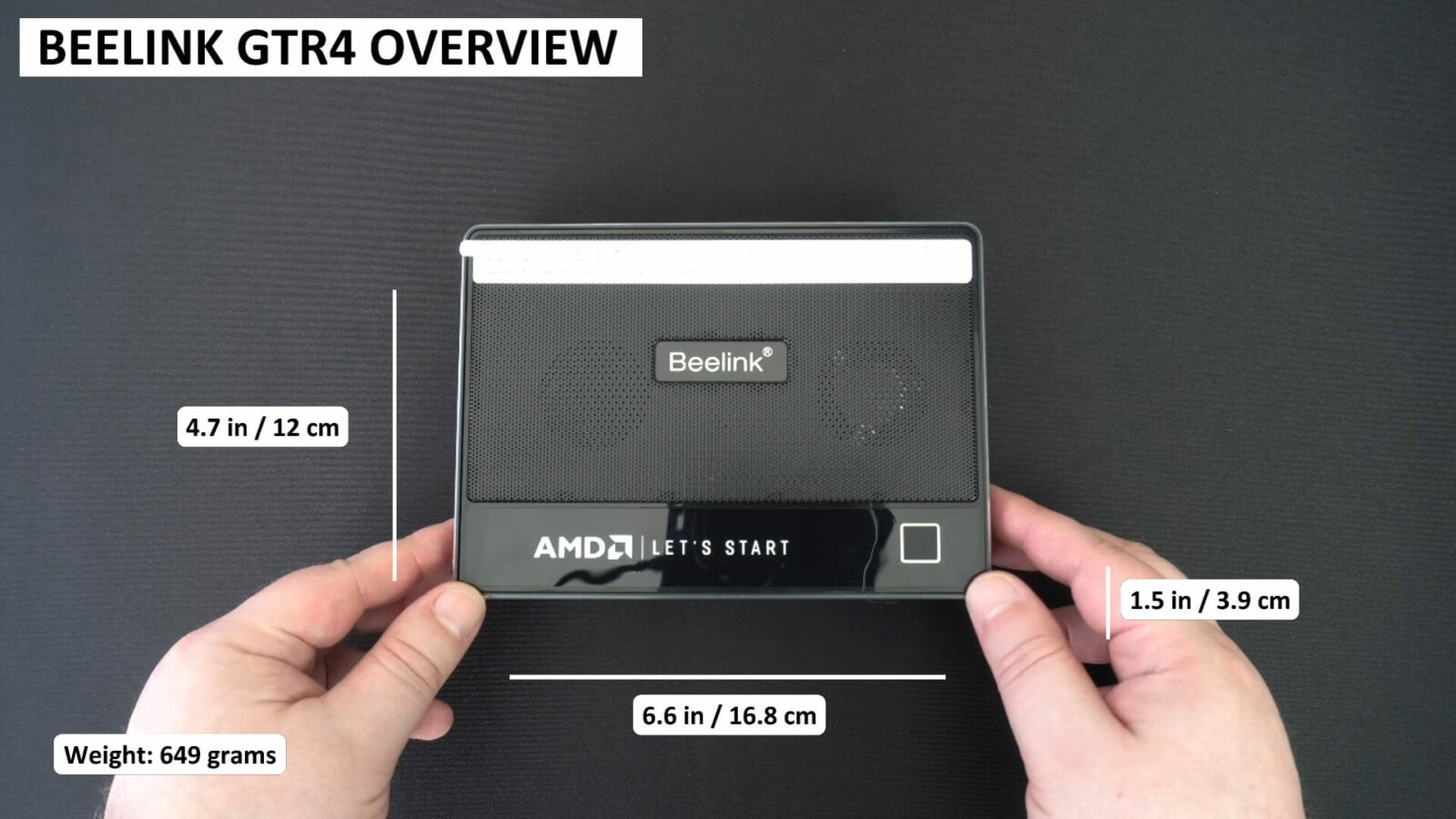 Overview of the Beelink GTR4