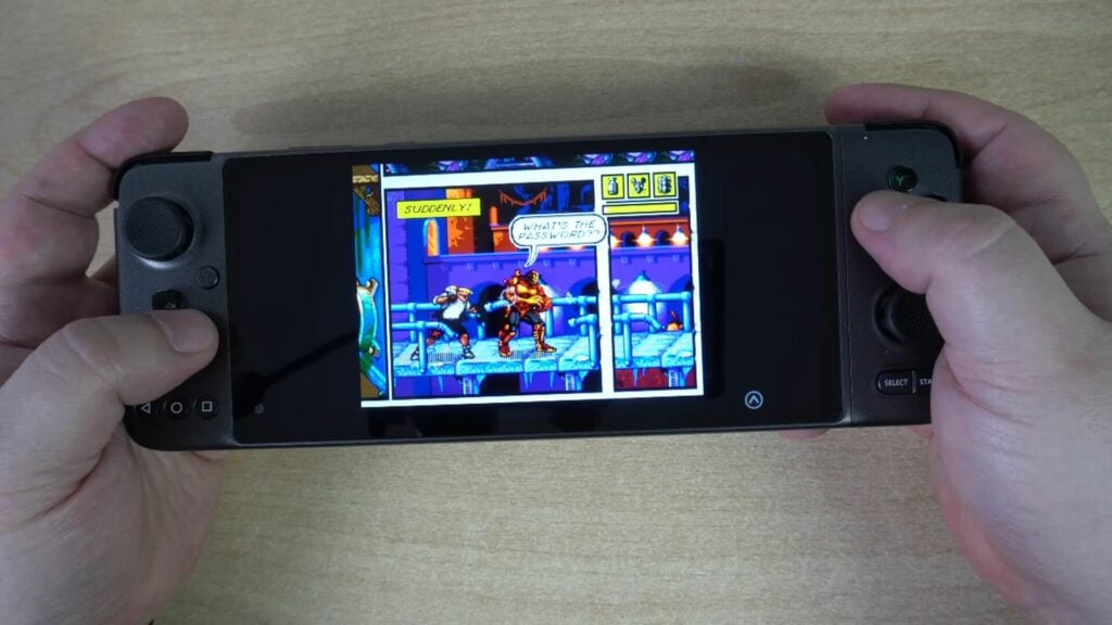 Mega Drive emulator playing  Comix Zone