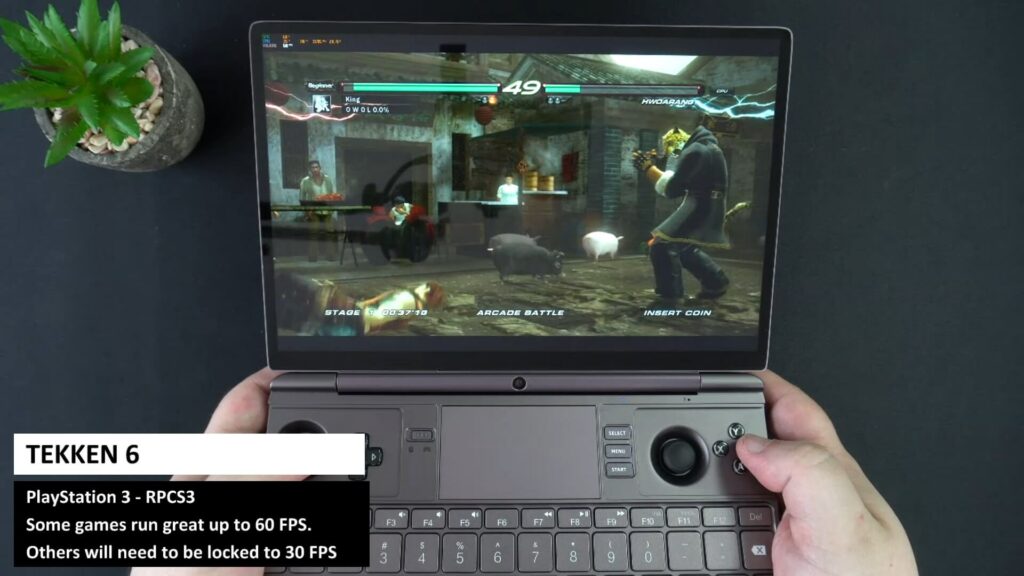 GPD WIN MAX 2 con emulador de PlayStation 3