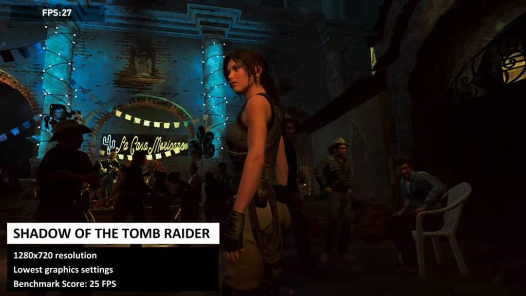 AYANEO Air Shadow of the Tomb Raider Banc d'essai