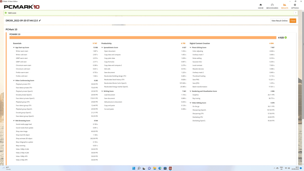 PCMark - Beelink SEi 11