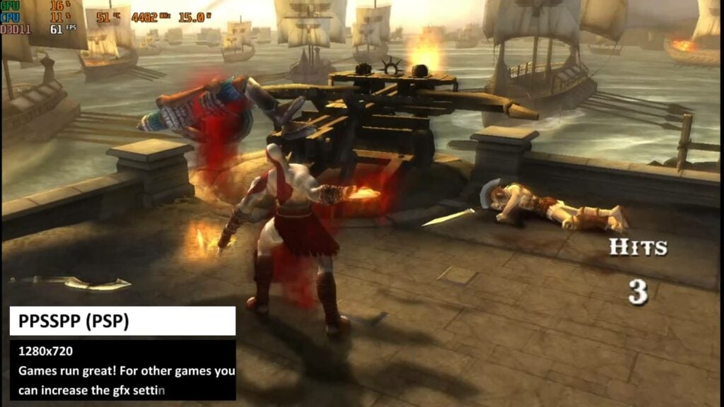 God of War pro systém PSP