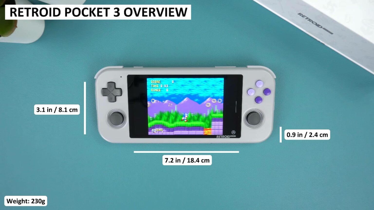Retroid Pocket 3+ - Console Android émulation Portable, Occasion