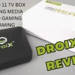 DroiX X4 Android TV box review with discount - Android 11 streaming and gaming box