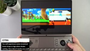 Citra emulator on GPD WIN MAX 2 
