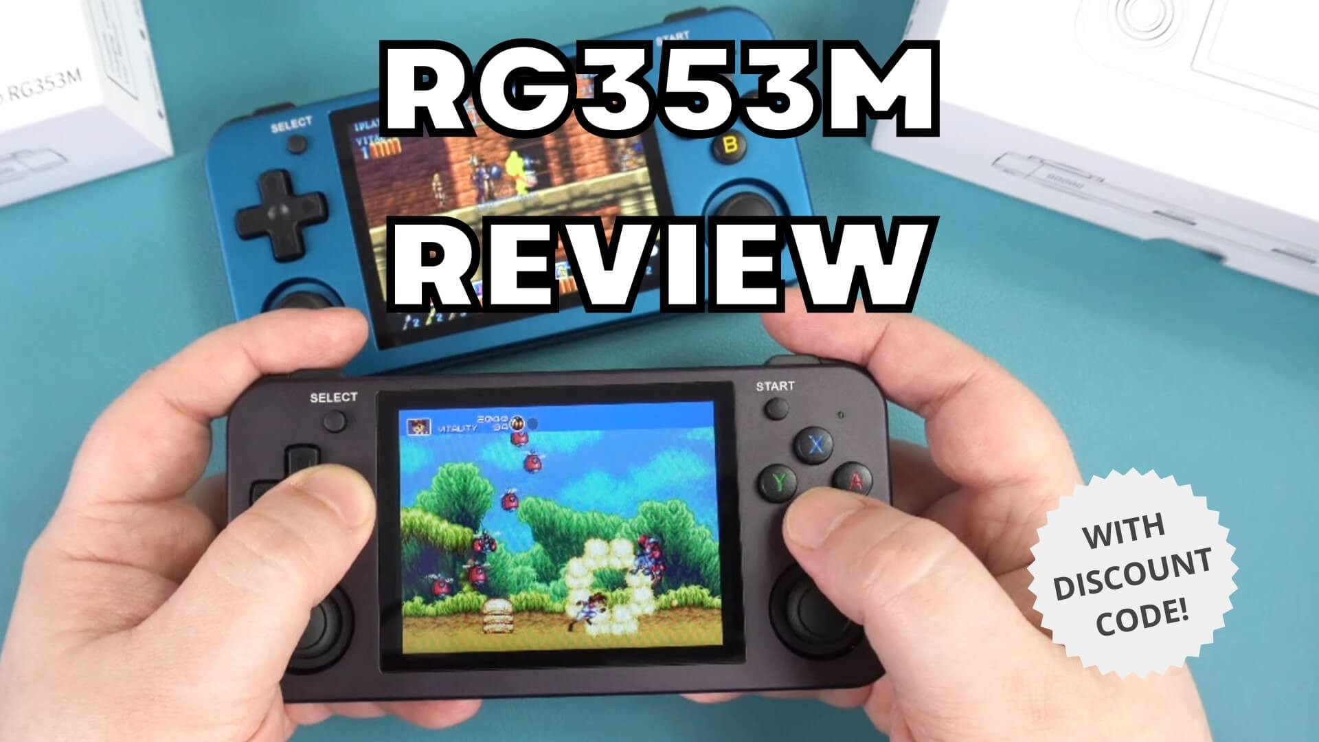 RG353M Review – Retro gaming handheld with metal alloy case
