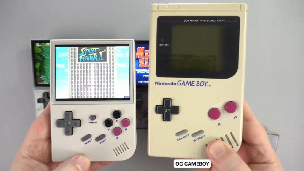 RG35XX compared to Gameboy
