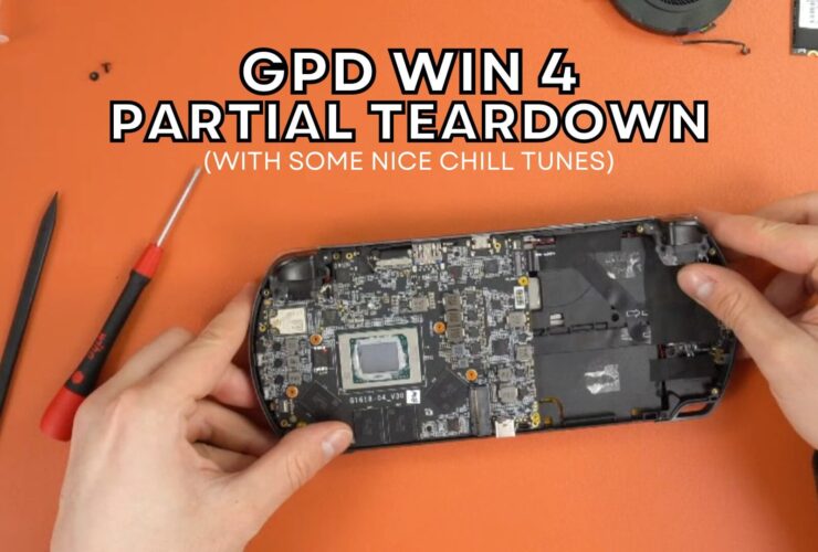 GPD WIN 4 partial teardown