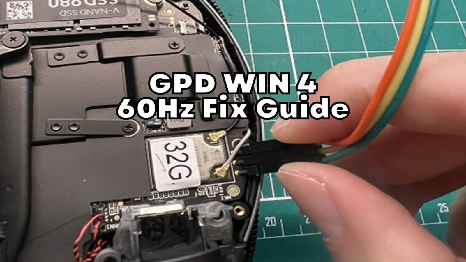 GPD WIN 4 60Hz fix guide