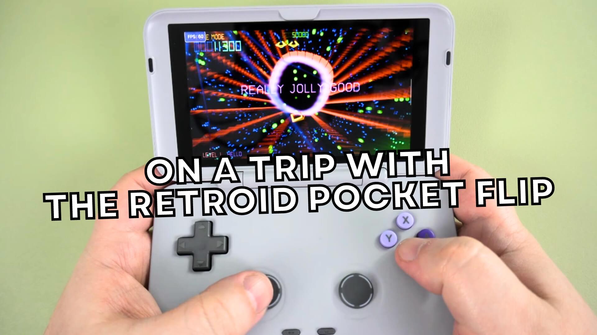 Retroid Pocket Flip Review – Awesome Android 11 clamshell retro gaming handheld!