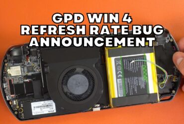 GPD WIN 4 refresh rate bug announcement