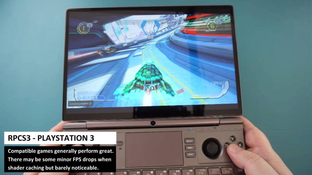 RPCS3 PlayStation 3 emulator on GPD WIN MAX 2 2023