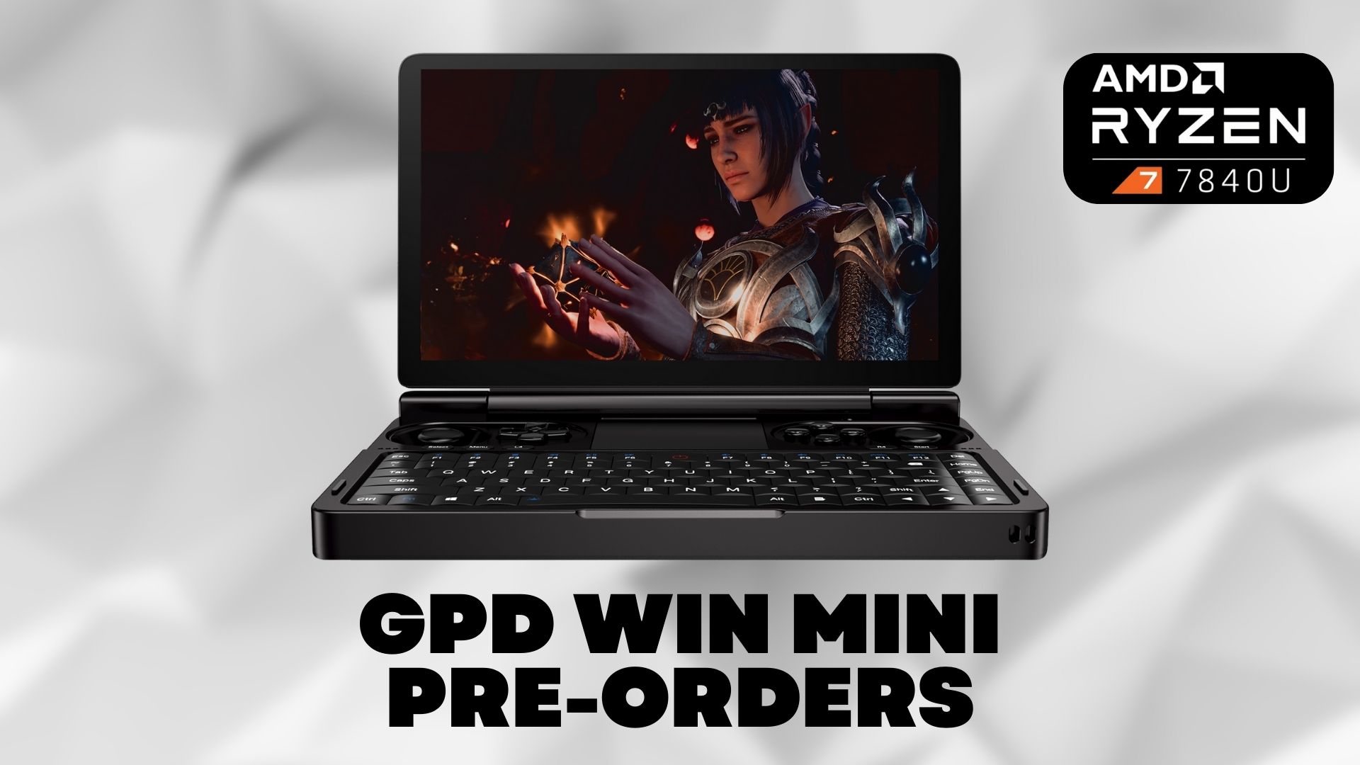 GPD WIN Mini Vorbestellungen - Seien Sie der Erste, der seinen 7840U oder 7640U Clamshell Handheld Gaming PC erhält