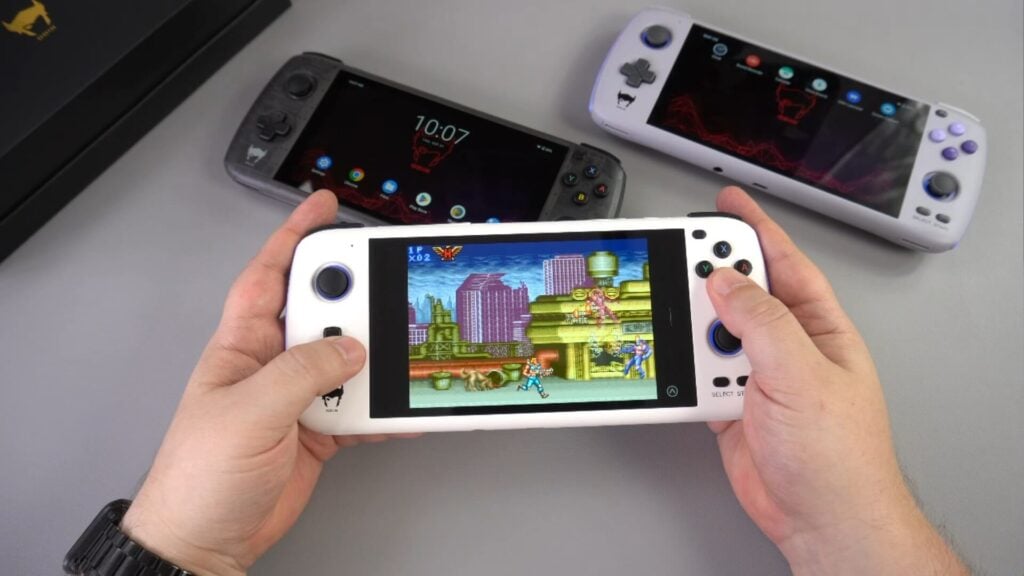 Classic handheld game consoles work perfect!