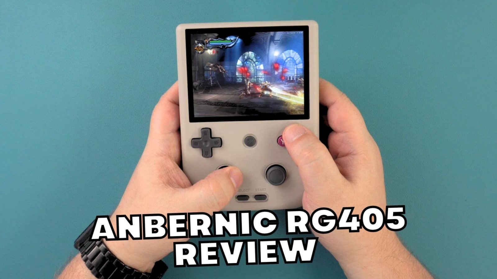 Anbernic RG405V Review - Tiger T618 Android retroid gaming handheld emulator
